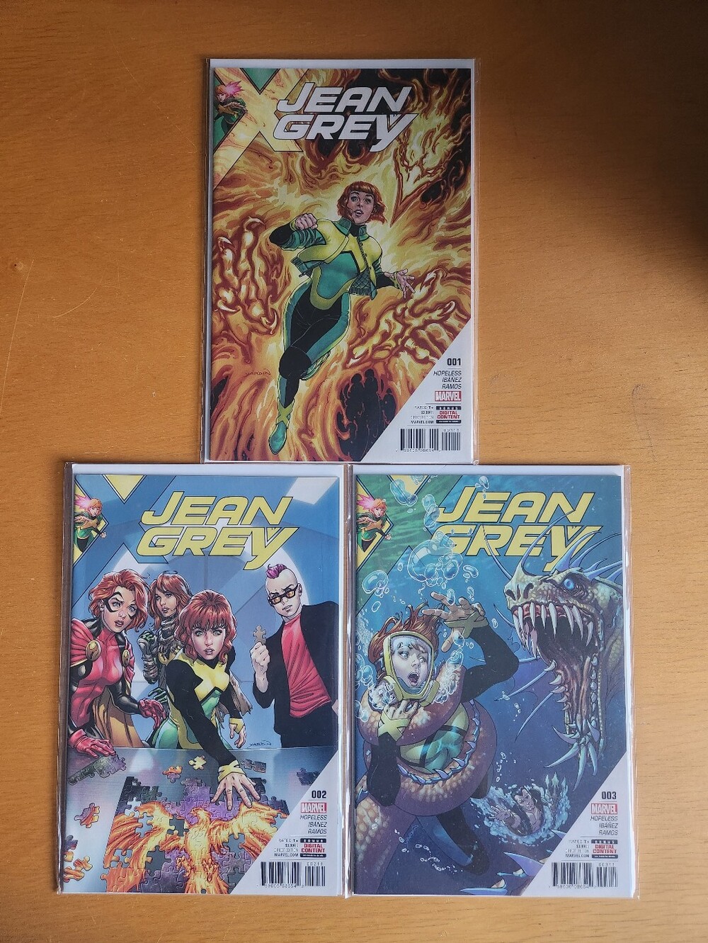 Jean Grey #1, #2, & #3, Marvel Comics (Lot of 3)